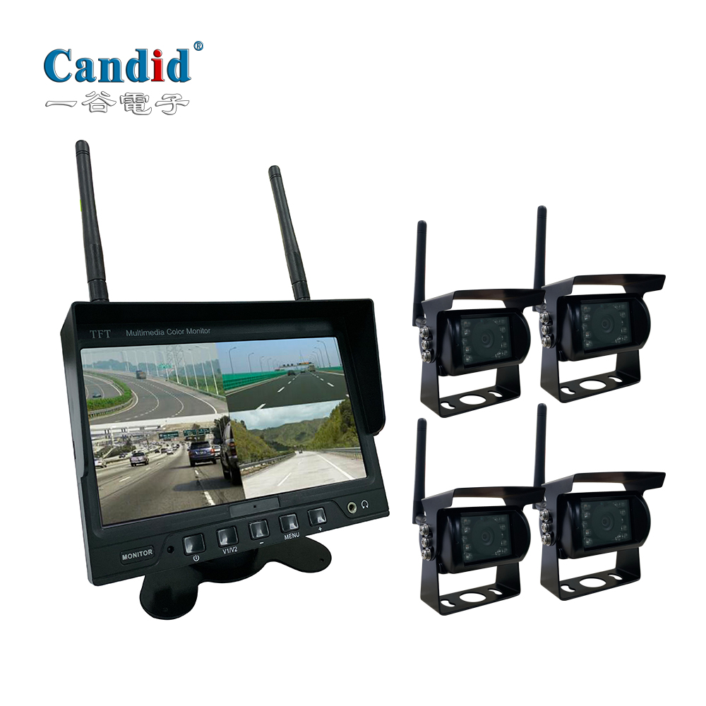candid wireless cameras and monitor 720P AHD monitoring system