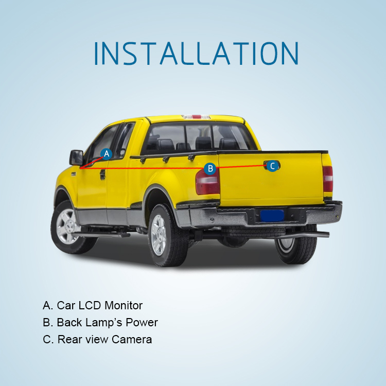 Tailgate pickup cameras for Toyota Tundra T-098